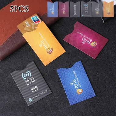 WAY2TOP RFID Chặn Thẻ Tín Dụng 5 Cái: Bảo Vệ An Toàn, Chống Trộm, Giá 35.856₫ 7