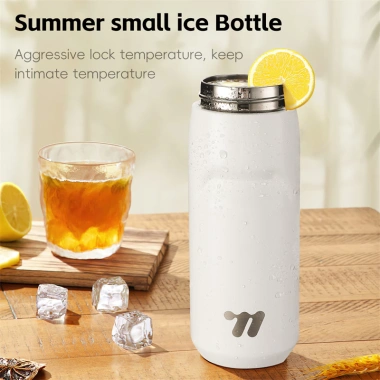 WEST BIKING Bình Nước Cách Nhiệt Thép 550ml – Ống Silicon, Di động, Xe Đạp Trời 4