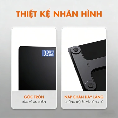 Winbang Cân Nặng Điện Tử Thông Minh LED Độ Chính Xác Cao - Theo Dõi Sức Khỏe