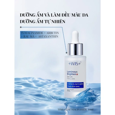 +WIS+ Bộ chăm sóc da Niacinamide giảm xỉn màu, làm sáng da - Giá ưu đãi 591.500₫