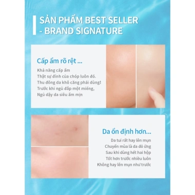 +WIS+ Mặt nạ dưỡng ẩm trong suốt 5 miếng - Cấp ẩm sâu, da sáng khỏe, giảm giá 65.000đ