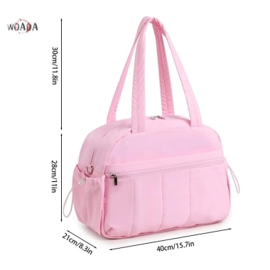 WOADA Túi Hành Lý Nữ Nhẹ Khô Ướt Duffel Du Lịch Chống Thấm Nước Cabin Tập Gym