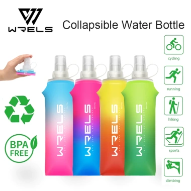 WRELS 1 Chai Nước Gấp Tiện Lợi Gradient Đa Năng Cho Xe Đạp, Cắm Trại, Đi Bộ, Chạy Bộ, Du Lịch - Giá 102.237đ