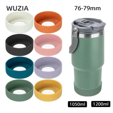 WUZIA Đế Lót Ly Silicon Chống Trượt 76-79mm Đa Năng Bảo Vệ Đáy Cốc