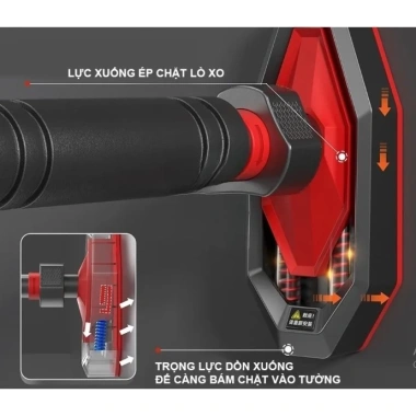 Xà Đơn Treo Tường Chốt Chống Xoáy Cao Cấp Giá 230.000 VNĐ Tiết Kiệm 57.500