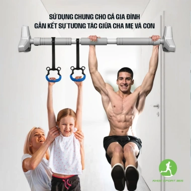 Xà đơn treo tường đa năng gắn cửa, điều chỉnh độ dài, nhiều kích thước, giá 149.000₫