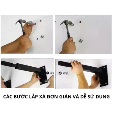 Xà đơn treo tường đa năng Wall Pull Up Bar P90X - Giá ưu đãi 290.000₫, chất liệu bền, hỗ trợ tập luyện toàn thân 7