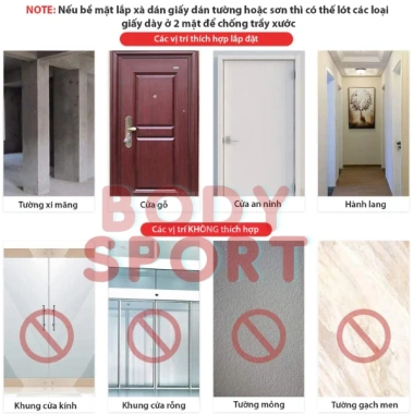 Xà đơn treo tường gắn cửa cao cấp, điều chỉnh độ dài 100-150cm, mút ngắn-dài – chỉ 113.500₫ 9