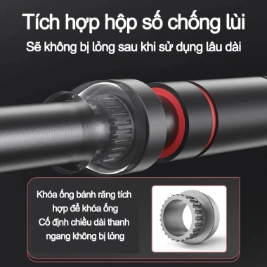 Xà đơn treo tường Trạm đa năng Gym2.025 - Thước thăng bằng, chốt chống xoay, 359.790₫