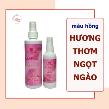 Xả vải khô OLAP PLUS xịt thơm quần áo - Hương nước hoa mát, lưu hương lâu, giá 64.000