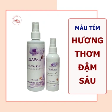 Xả vải khô OLAP PLUS xịt thơm quần áo - Hương nước hoa mát, lưu hương lâu, giá 64.000