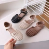 Xăng Đan Bé Gái Hàn Quốc Đế Mềm Chống Trơn Cắt Giày Đa Năng Thời Trang Năng Động 2