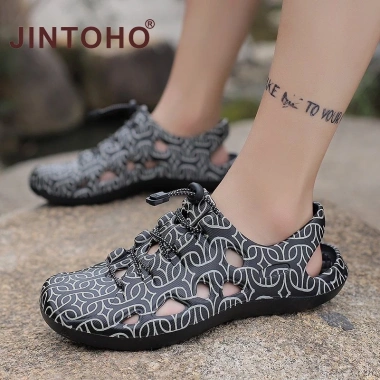 Xăng đan JINTOHO nam đế mềm chống trượt, chống thấm nước, cá tính thời trang cho đi bộ đường dài leo núi - Giá chỉ 219.342đ