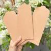 Xấp 10 bao lì xì trơn giấy kraft dây cứng tự vẽ, trang trí, viết thư pháp giá 24.500₫ 2