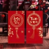 Xấp 6 Phong Bao Li Xi Đỏ Nhũ Kim - Set Li Xi Chữ Vàng Tết Bính Ngọ 2.026 Giá 25.000đ 6