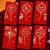 Xấp 6 Phong Bao Li Xi Đỏ Nhũ Kim - Set Li Xi Chữ Vàng Tết Bính Ngọ 2.026 Giá 25.000đ 8