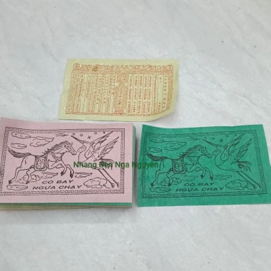 Xấp Giấy Cò Bay Ngựa Chạy Nhỏ – Bộ Cúng Ông Bà Táo Giá 19.000, Tiết Kiệm Ngay