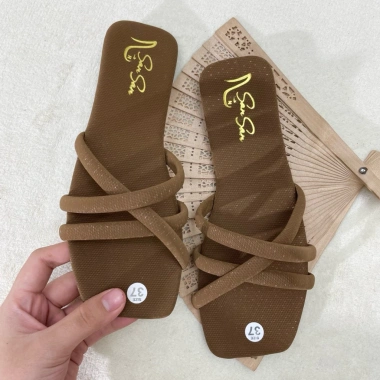 XDSS Dép Dày Đan Nhũ Nữ Xỏ Ngón Thời Trang Du Lịch - Giá 50.000₫ (Giảm 11.000₫) 2