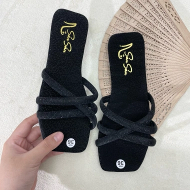XDSS Dép Dày Đan Nhũ Nữ Xỏ Ngón Thời Trang Du Lịch - Giá 50.000₫ (Giảm 11.000₫) 3