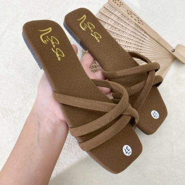 XDSS Dép Dày Đan Nhũ Nữ Xỏ Ngón Thời Trang Du Lịch - Giá 50.000₫ (Giảm 11.000₫) 9