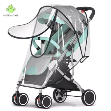 Xe Đẩy Đa Năng HENGHOME Che Mưa và Ô Tô Trong Suốt, Thoáng Khí, Chống Gió Nắng, Phụ Kiện Bảo Vệ Bé 5