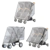 Xe đẩy em bé đôi BDW Pushcha + Áo mưa PVC trong suốt, vỏ bảo vệ chống gió - 202,087₫ 5