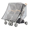Xe đẩy em bé đôi BDW Pushcha + Áo mưa PVC trong suốt, vỏ bảo vệ chống gió - 202,087₫ 10
