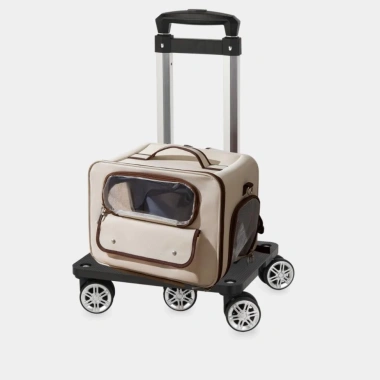 Xe Đẩy Hành Lý Gấp Gọn Little Cat - Cần Kéo Vali, Dùng Balo Vận Chuyển Thú Cưng 4