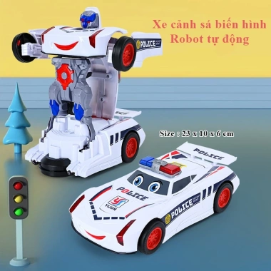 Xe Đồ Chơi Cảnh Sát Robot Biến Hình 360 Xoay, Nhạc LED, Quà Tặng Trẻ Em – Giá 104.999 VND 10 Xe Đồ Chơi Cảnh Sát Robot Biến Hình 360 Xoay, Nhạc LED, Quà Tặng Trẻ Em – Giá 104.999 VND 10