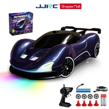 Xe drift JJRC điều khiển từ xa Đèn LED bánh dự phòng pin sạc dễ điều khiển giá ưu đãi 309.000₫