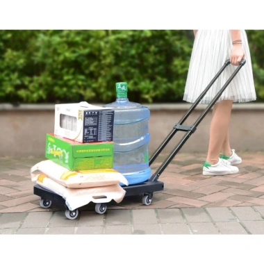Xe Kéo 6 Bánh Nhập Khẩu Gấp Gọn, Tải Trọng 200kg, Giá Ưu Đãi 319.000 VND