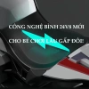Xe máy điện cho bé 137cm, bánh xe phụ, đèn nhạc, người lớn ngồi được, giá 2.999.000 5