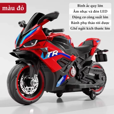Xe máy điện cho bé 137cm, bánh xe phụ, đèn nhạc, người lớn ngồi được, giá 2.999.000 8 Xe máy điện cho bé 137cm, bánh xe phụ, đèn nhạc, người lớn ngồi được, giá 2.999.000 8