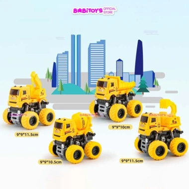 Xe ô tô quán tính bánh đà không cần pin, 4 bánh dẫn động - Xe trớn khỏe cho bé, 13.600₫ 7