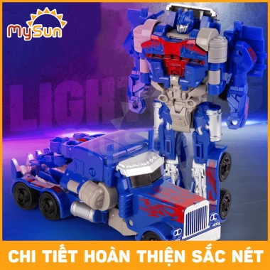 Xe robot biến hình MySun Đồ chơi mô hình ô tô cho bé trai, giá chỉ 77.900₫