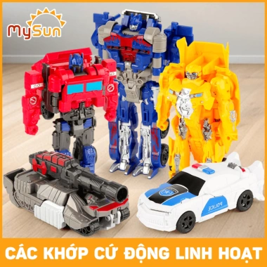 Xe robot biến hình MySun Đồ chơi mô hình ô tô cho bé trai, giá chỉ 77.900₫ 5 Xe robot biến hình MySun Đồ chơi mô hình ô tô cho bé trai, giá chỉ 77.900₫ 5