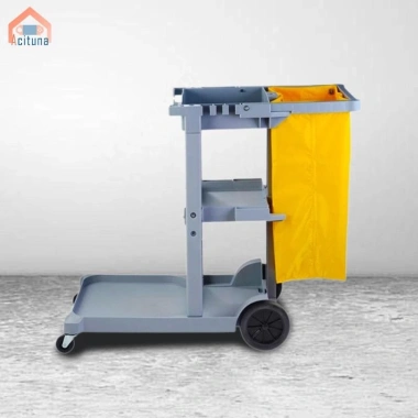 Xe Vệ Sinh Túi Dung Tích Dịch Vụ Khách Sạn Janitor Xe Đẩy Giá ưu đãi 169.560 VND