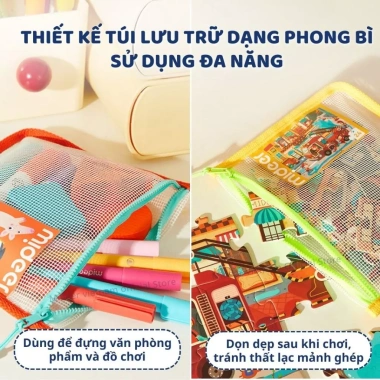 Xếp hình 8 cấp độ Mideer Puzzle - Đồ chơi lắp ghép tranh cho bé, giảm còn 79.000₫ 5