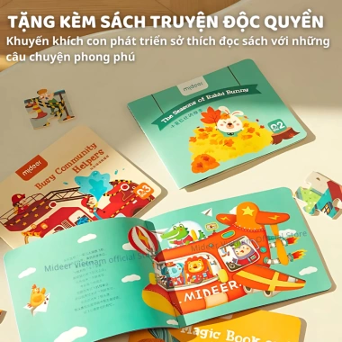Xếp hình 8 cấp độ Mideer Puzzle - Đồ chơi lắp ghép tranh cho bé, giảm còn 79.000₫ 6