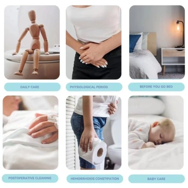 Xịt Bidet Nữ COOLCELLS Chai Du Lịch Dung Lớn Chống Rò Rỉ Phục Hồi Sau Sinh 5