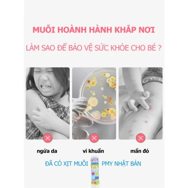 Xịt chống muỗi 16h cho trẻ sơ sinh 200ml – Công thức an toàn, không kích ứng 7