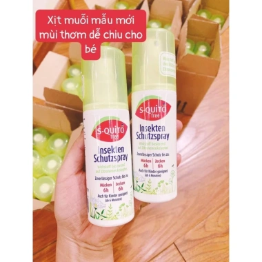 Xịt chống muỗi côn trùng đốt Squito 100ml - Bảo vệ, diệt nhanh, không hại
