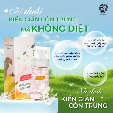 Xịt Chống Muỗi Kiến Côn Trùng Cô Cà 90ml Hương Hoa Cỏ Thiên Nhiên - An Toàn Sức Khỏe, Giá Ưu Đãi 117.599 VND