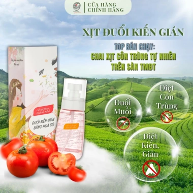 Xịt Chống Muỗi Kiến Côn Trùng Cô Cà 90ml Hương Hoa Cỏ Thiên Nhiên - An Toàn Sức Khỏe, Giá Ưu Đãi 117.599 VND
