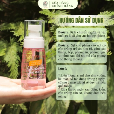 Xịt Chống Muỗi Kiến Côn Trùng Cô Cà 90ml Hương Hoa Cỏ Thiên Nhiên - An Toàn Sức Khỏe, Giá Ưu Đãi 117.599 VND