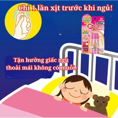 Xịt Chống Muỗi Kincho Nhật Bản One Push – Bảo Vệ 12h Phân Tán & Bám Dính – 332.000 VND 5