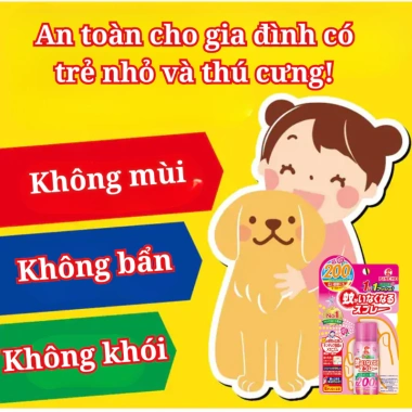 Xịt Chống Muỗi Kincho Nhật Bản One Push – Bảo Vệ 12h Phân Tán & Bám Dính – 332.000 VND 6