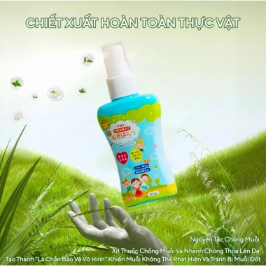 Xịt Chống Muỗi PMY 200ml cho Bé từ 3 tháng – Bảo vệ da trực tiếp, không kích ứng, 59.000₫