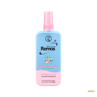 Xịt Chống Muỗi Remos Chính Hãng Việt Nam - Hương Khuynh Diệp, Chanh Sả, Lavender 70ml/150ml 59k