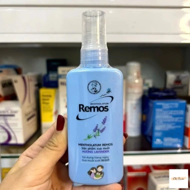 Xịt Chống Muỗi Remos Chính Hãng Việt Nam - Hương Khuynh Diệp, Chanh Sả, Lavender 70ml/150ml 59k 7 Xịt Chống Muỗi Remos Chính Hãng Việt Nam - Hương Khuynh Diệp, Chanh Sả, Lavender 70ml/150ml 59k 7